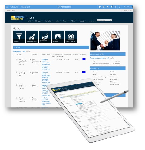 Business CRM Portal Software 1 custom crm software for sharepoint